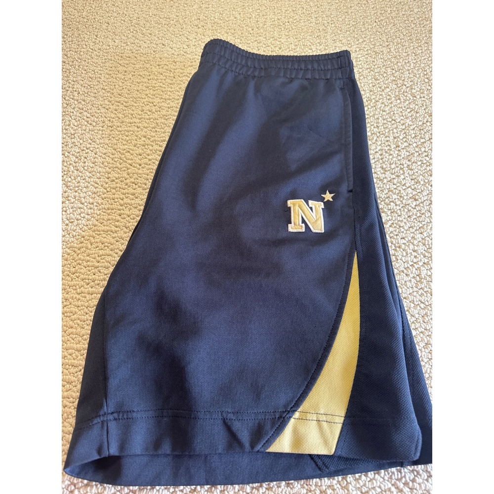 Colosseum Navy Midshipmen Basketball Shorts Navy Blue Gold Size Medium Athletic